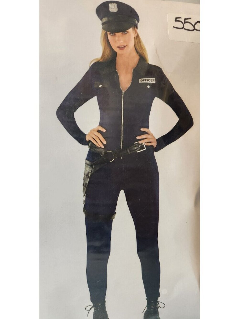 Sexy Jumpsuit Police Commanding Officer 3PC Catsuit XL XLARGE 14 - 16 NEW